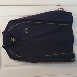 Realtree Dark Blue 1/4 Zip Pullover Sweater Size Medium